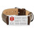 Medical ID Bracelet Stainless Steel with Brown Leather