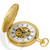 Gold-Plated Polished Finish Hunter Case Mechanical Pocket Watch by Charles Hubert