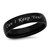 Can I Keep You? Stainless Steel Black Promise Ring