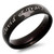 Quality  Stainless Steel Black Shiny Ring