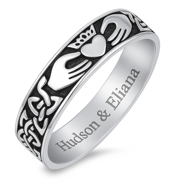 Personalized Claddagh Ring