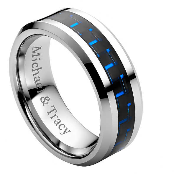 Personalized Ring Tungsten Personalized Ring Tungsten
