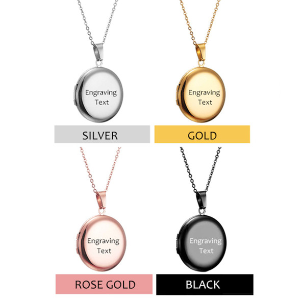 Engraved Locket Pendant