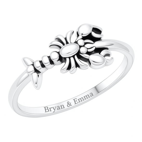 Personalized Lobster Ring Personalized Lobster Ring