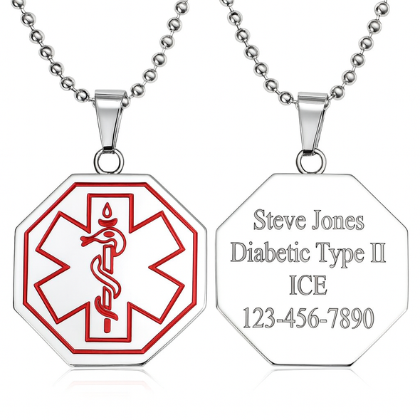 Medical ID Necklace Medical ID Necklace
