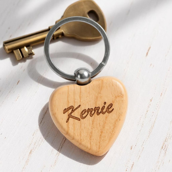 Custom Heart Keychain Custom Heart Keychain