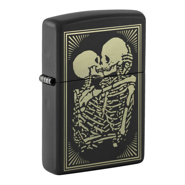 Personalized Matt Black Lovers Design Genuine Zippo Lighter Personalized Matt Black Lovers Design Genuine Zippo Lighter