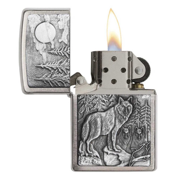 Timberwolves Emblem Genuine Zippo Lighter - Personalized it FREE! Timberwolves Emblem Genuine Zippo Lighter - Personalized it FREE!