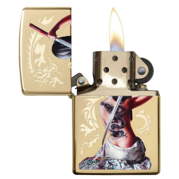 Mazzi® Dragon Warrior Design Genuine Zippo Lighter - Personalized it FREE! Mazzi® Dragon Warrior Design Genuine Zippo Lighter - Personalized it FREE!