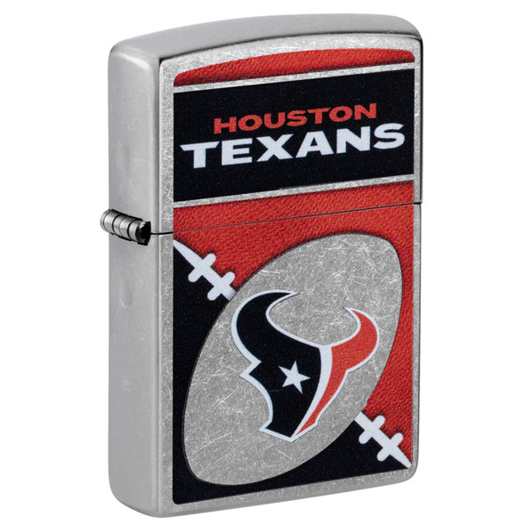 NFL Houston Texans Chrome Logo Design Genuine Zippo Lighter NFL Houston Texans Chrome Logo Design Genuine Zippo Lighter