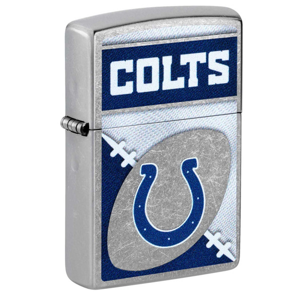 NFL Indianapolis Colts Chrome Logo Design Genuine Zippo Lighter NFL Indianapolis Colts Chrome Logo Design Genuine Zippo Lighter