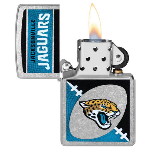 NFL Jacksonville Jaguars Chrome Logo Design Genuine Zippo Lighter NFL Jacksonville Jaguars Chrome Logo Design Genuine Zippo Lighter