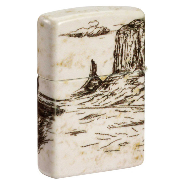 Wild West Scene Design Genuine Zippo Lighter Wild West Scene Design Genuine Zippo Lighter