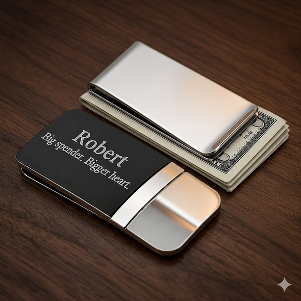 Engraved Money clip