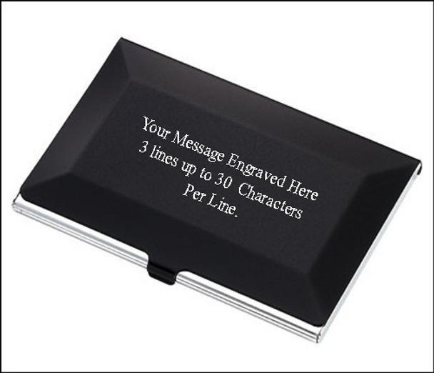 engraved card holder
