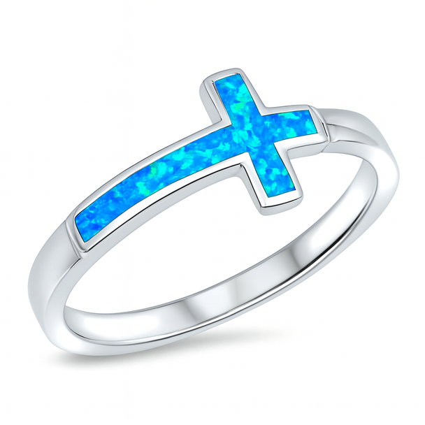 Personalized Cross Ring