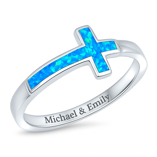 Custom Cross Ring
