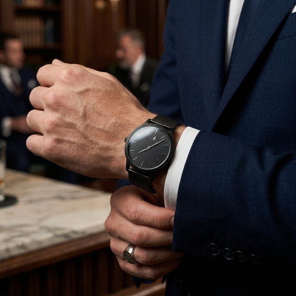 Personalized Stainless Steel Quality Luxury Quartz Watch