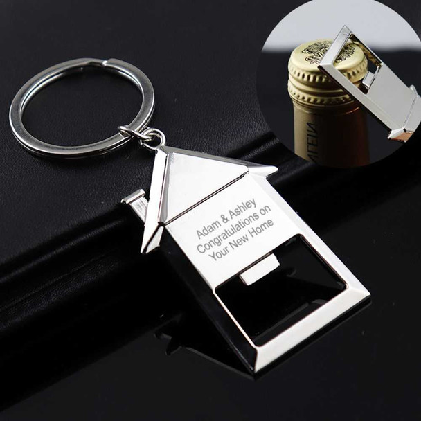Personalized Custom Engraved Bottle Opener home Keychain