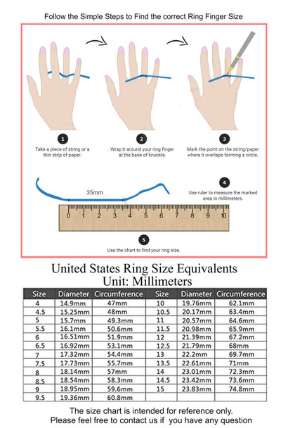 Ring size chart