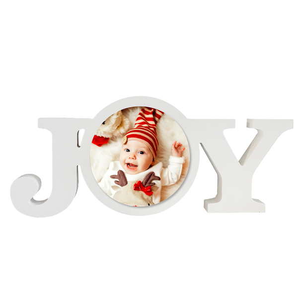 Personalized with Full Color Image JOY Photo Block