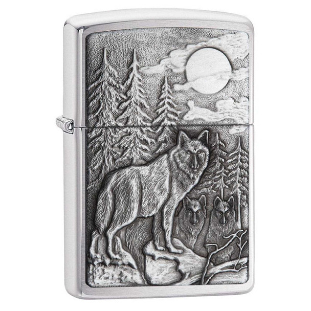 Timberwolves Emblem Genuine Zippo Lighter - Personalized it FREE!