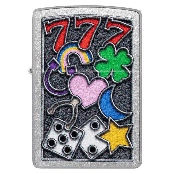 All Luck Design Genuine Zippo Lighter - Personalized it FREE!