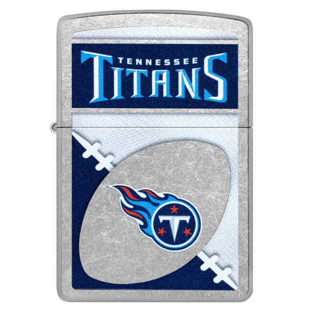 NFL Tennessee Titans Chrome Logo Design Genuine Zippo Lighter