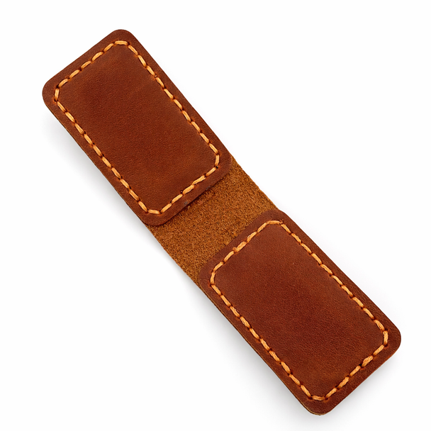 Personalized Genuine Cowhide Leather Money Clip – Custom Engraved Slim Wallet for Men