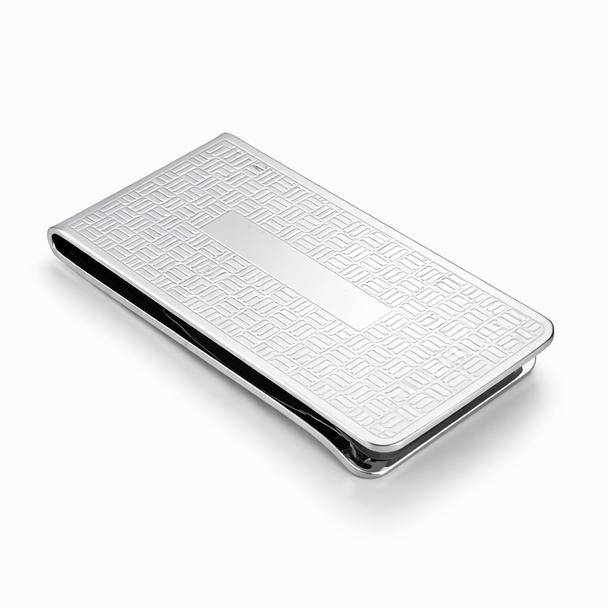 Personalized Stainless Steel Money Clip – Custom Engraved Slim Wallet for Men