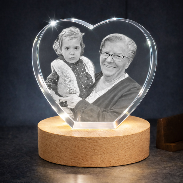 Custom 3D Photo Crystal