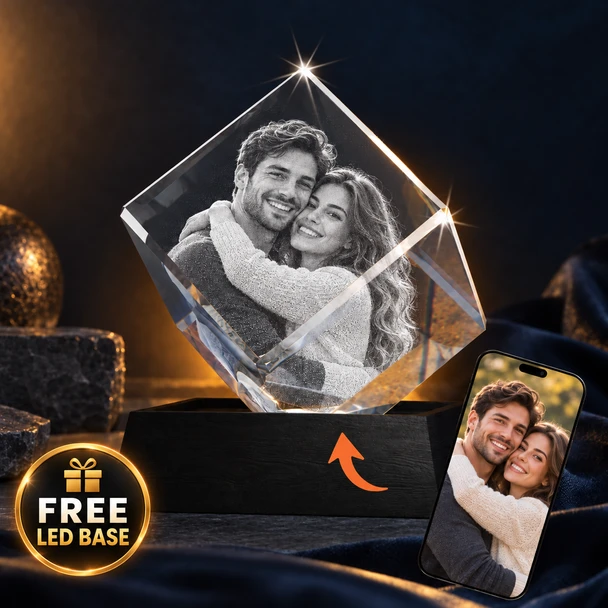Custom 3D Photo Crystal
