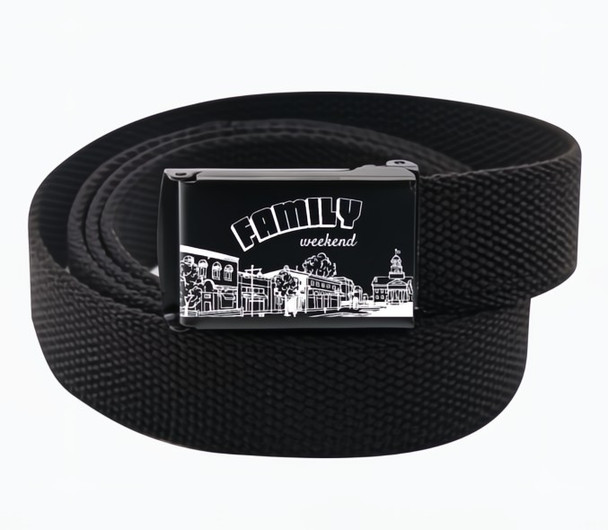 Personalized Custom Made Web Belt & Buckle Free Engraving