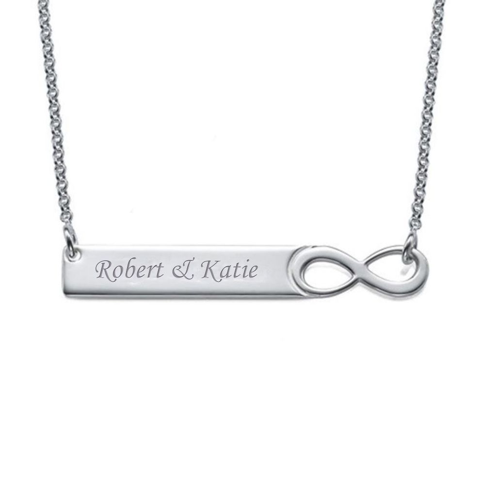 Personalized Sterling Silver Name Bar 