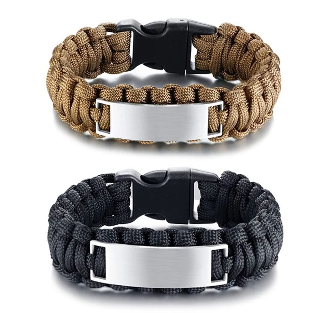 personalised paracord bracelet