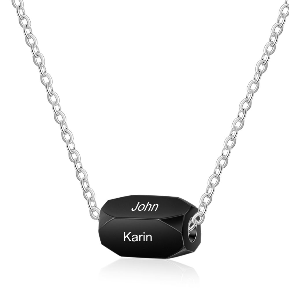 Stainless steel name pendant