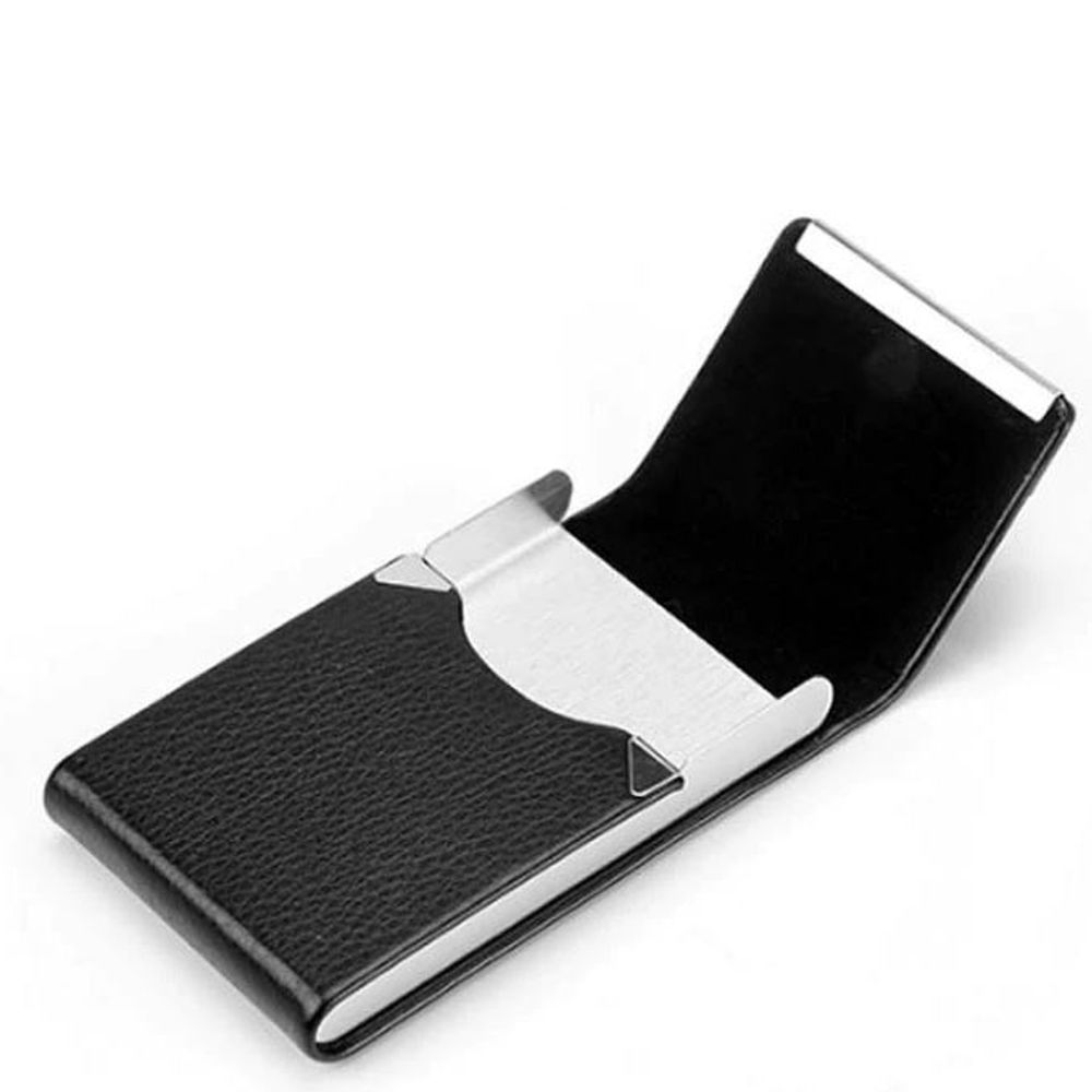 Buy Leatherette and Stainless Steel Cigarette Case Card Holder
