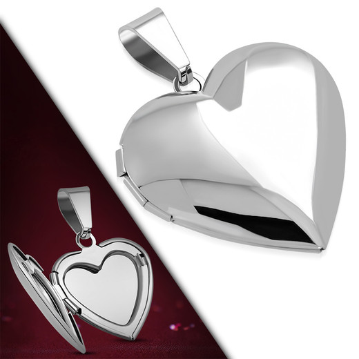 Plus Locket Personalized Stainless Steel Engraved Locket Pendant
