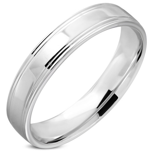 5mm Stainless Steel Comfort Fit Band Ring - Free Engraving ...