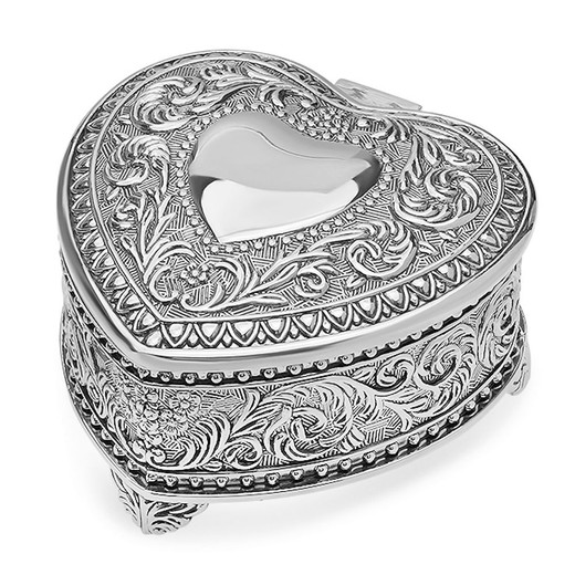 Personalized Heart Jewelry Box Free engraving