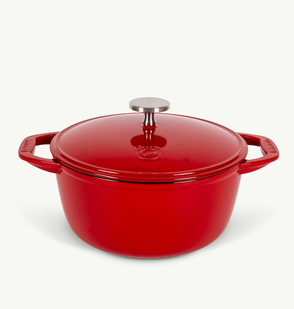 Casseruola Ghisa 26cm, Rosso