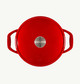 Set Completo in Ghisa, Rosso