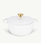 Casseruola Ghisa 26cm, Bianco