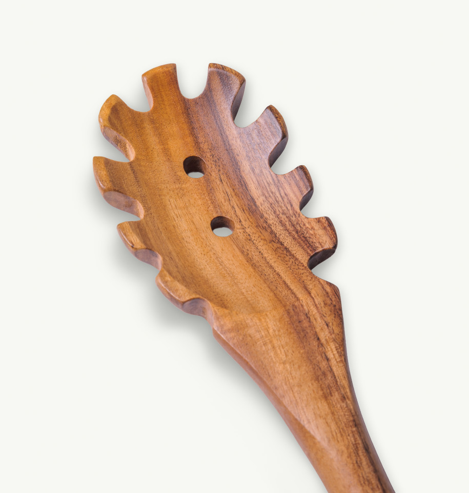 Utensili in legno teak, 5 pezzi