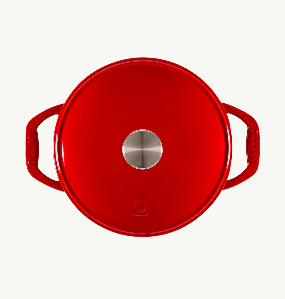 Casseruola Ghisa 26cm, Rosso
