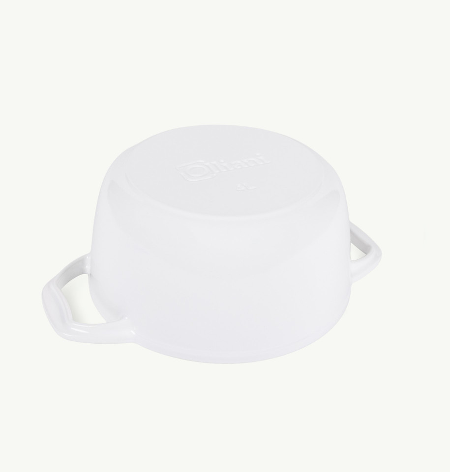 Casseruola Ghisa 23cm, Bianco