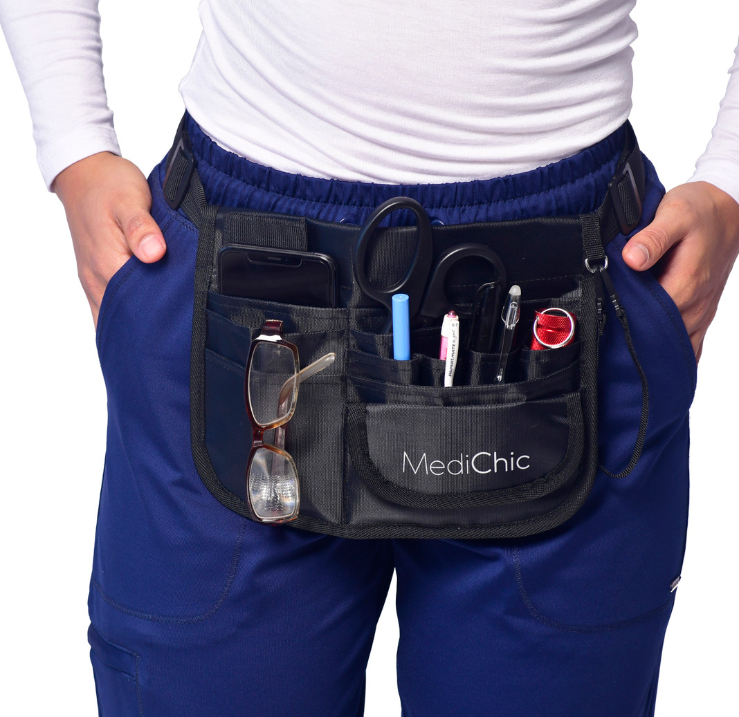 MediChic Nurse Fanny Pack - Keep all Accessories Organized in your Waist Belt Bag