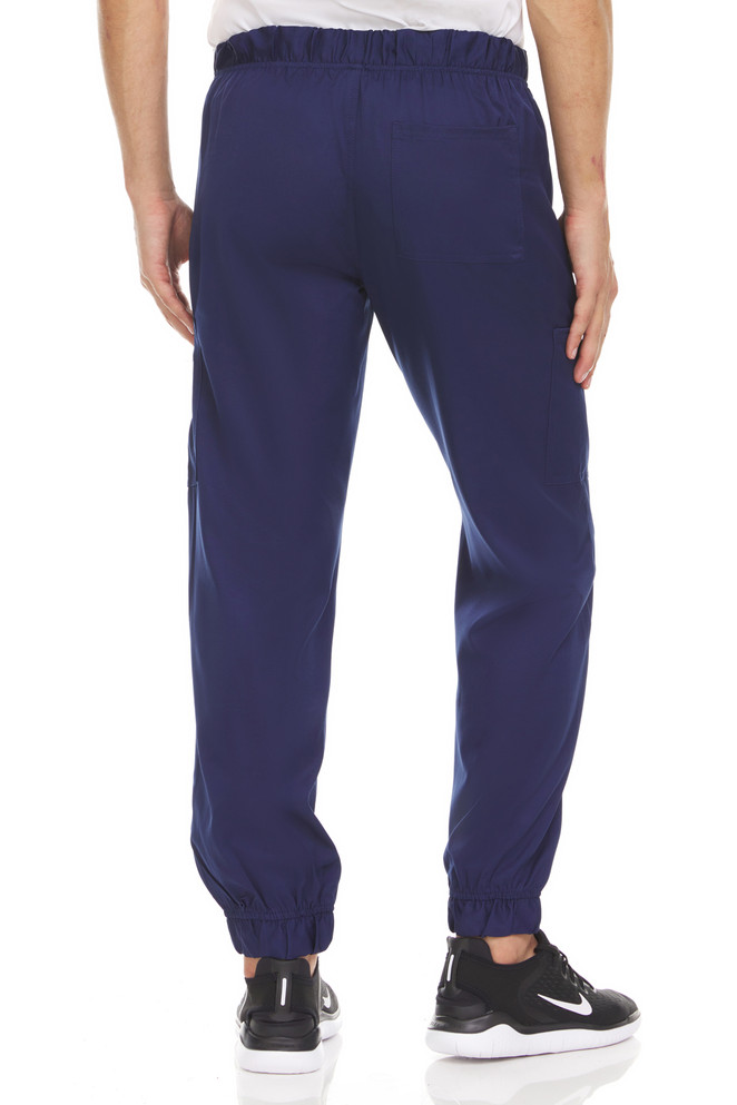 MediChic Mens Stretch Scrub Joggers Pants with Six Pockets