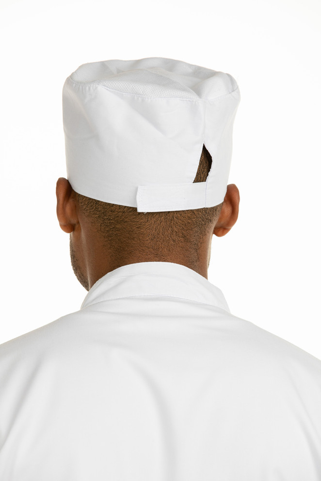 Hey Chef Unisex Lawrence Hat- Chef Beanie with Mesh Vent
