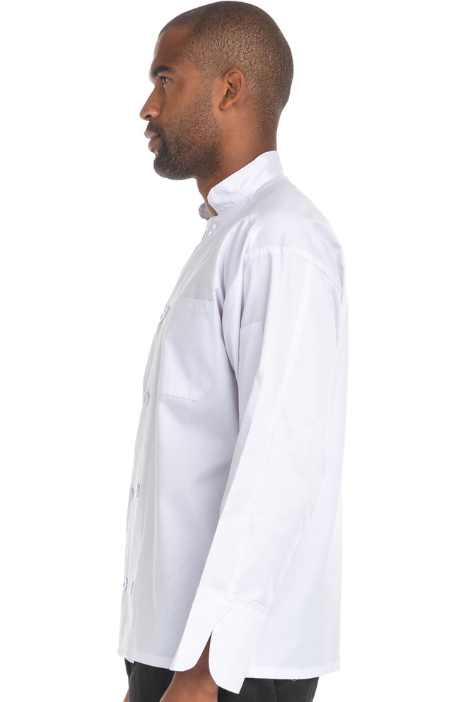 Hey Chef Unisex Muncy Top - Long Sleeve Classic 10 Button Chef Coat